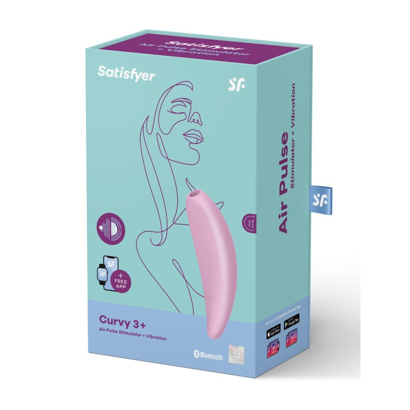 Satisfyer Curvy 3+ Vibrating Clitoral Stimulator