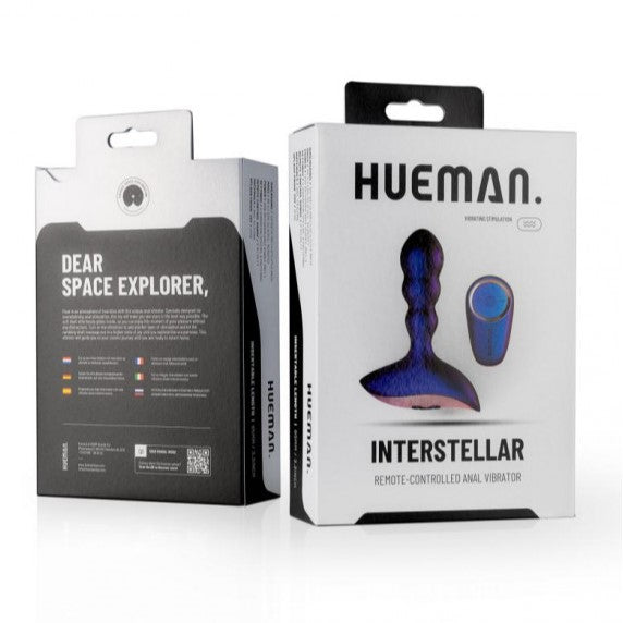 Hueman Interstellar Anal Vibrator Plug with Remote