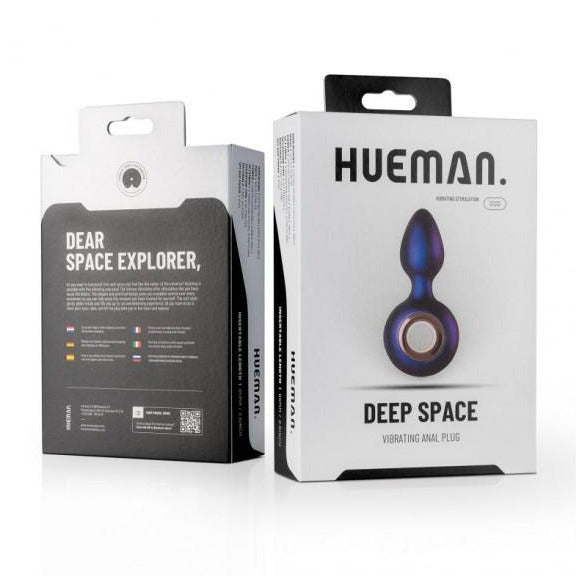 Hueman Deep Space Vibrating Anal Plug box