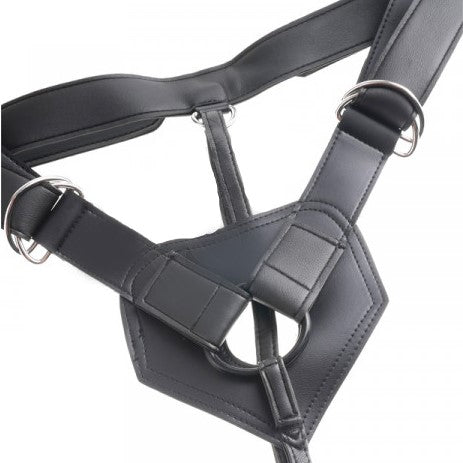 King Cock Strap On Harness with 6" Dildo