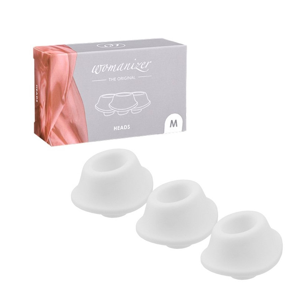 Womanizer White Silicone Replacement Head Pack