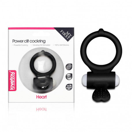 Lovetoy Power Clit Vibrating Heart Cockring