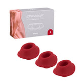 Womanizer Red Silicone Replacement Head Pack