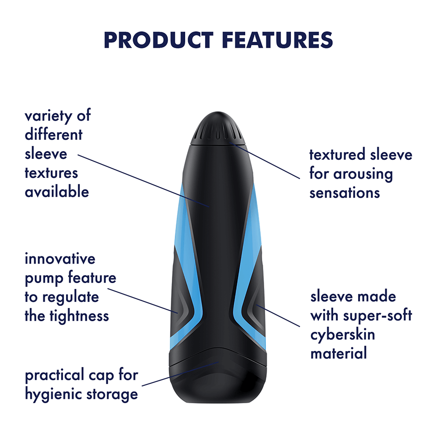 Satisfyer Men One Textured Fleshlight Features