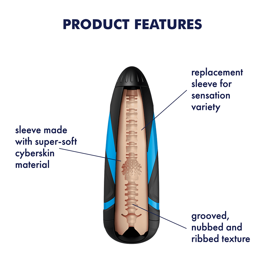 Satisfyer Men Sleeve - Tri Delights