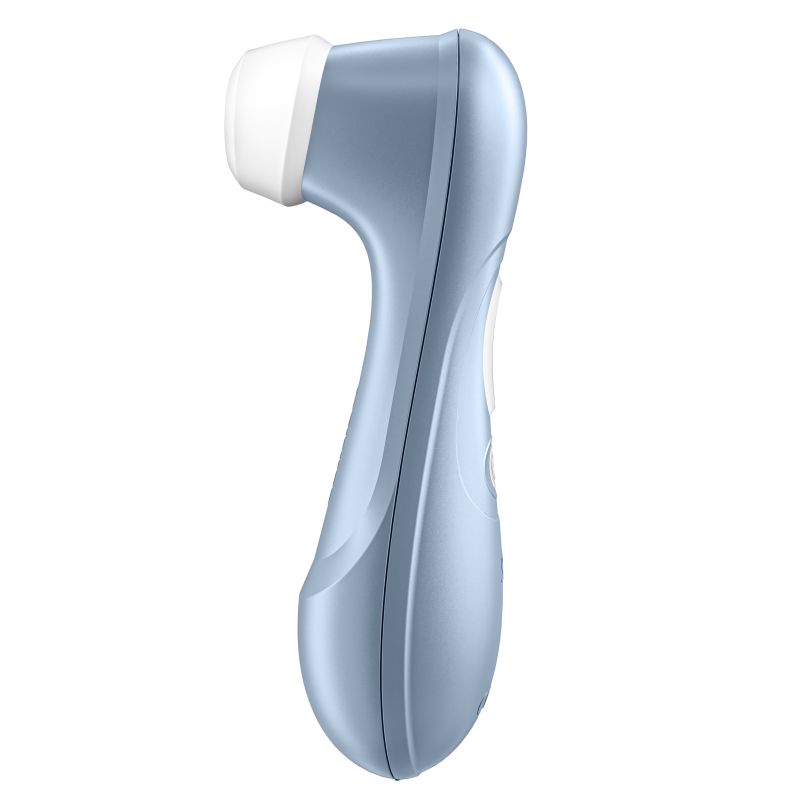 satisfyer pro 2 vibrator blue side view