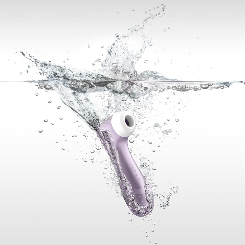 satisfyer pro 2 waterproof vibrator violet