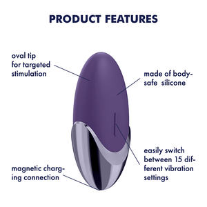 Satisfyer Lay-On 1 Purple Pleasure Mini Vibrator Features