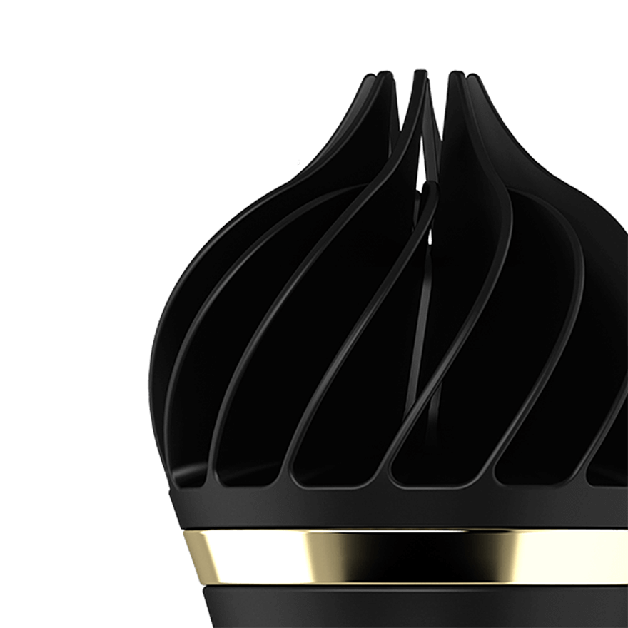 Satisfyer Sweet Treat Mini Vibrator Black Close up