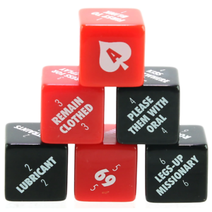 Sexy 6 Sex Edition Dice Game