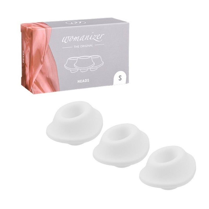 Womanizer White Silicone Replacement Head Pack